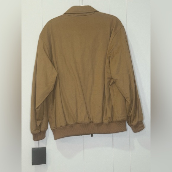 New With Tags, Men’s Brown, 100% cashmere Joseph A Banks jacket medium - Picture 2 of 4